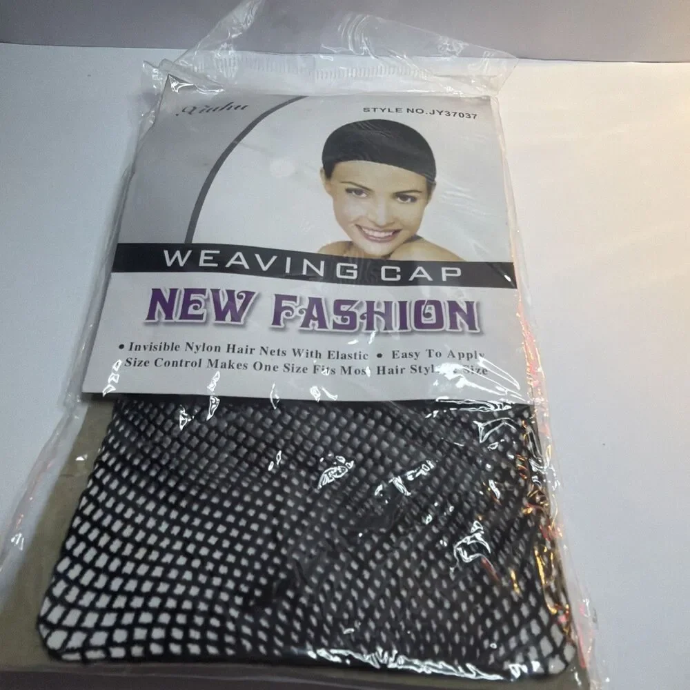 Invisible Nylon Weaving Cap Hair Net Elastic One Size Black New